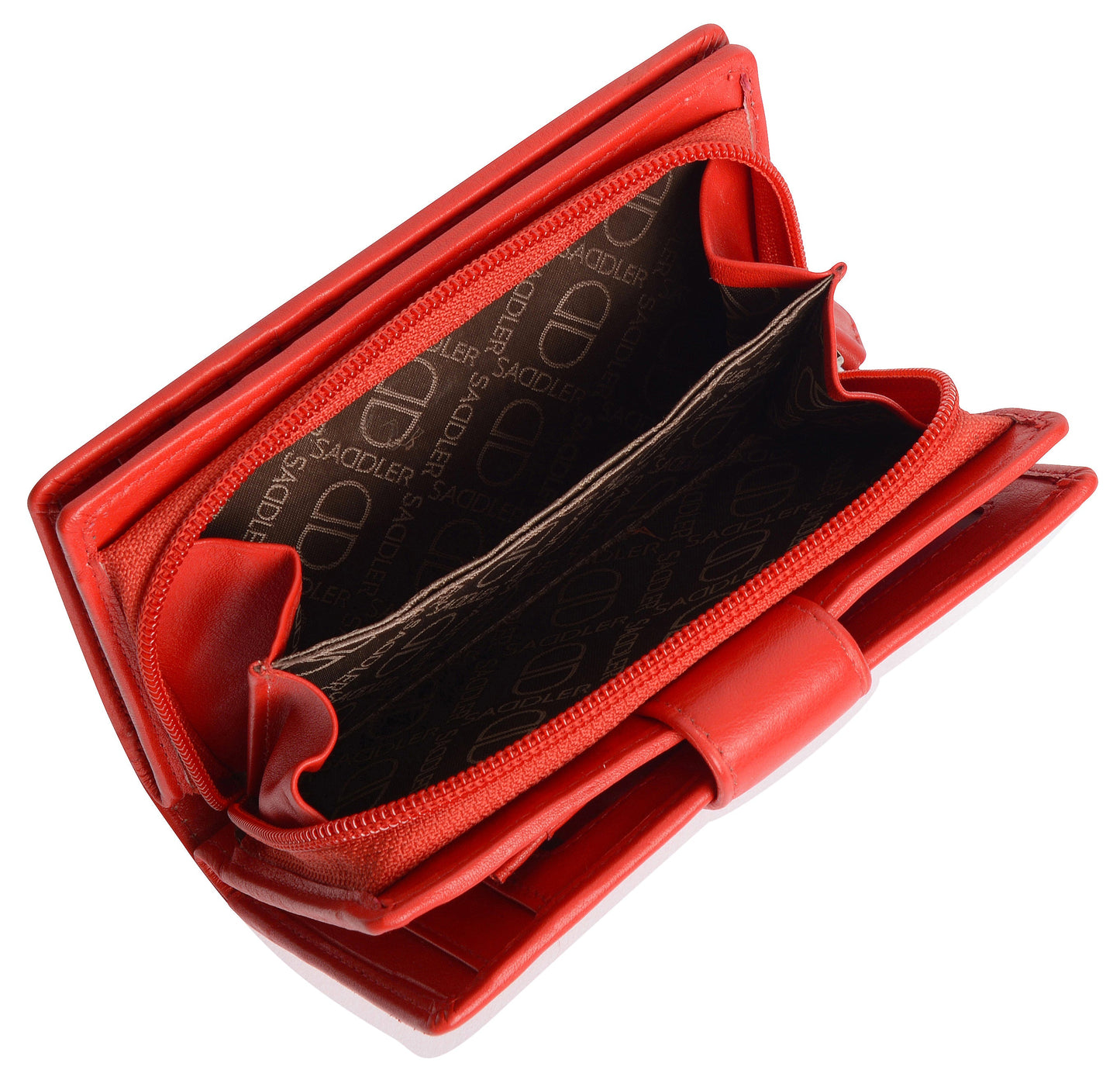 Georgie RFID Leather Double-Sided Purse