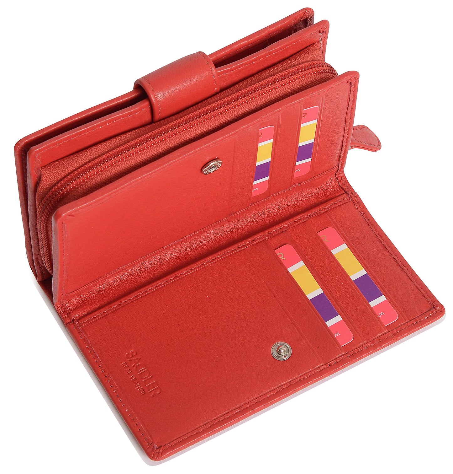 Georgie RFID Leather Double-Sided Purse