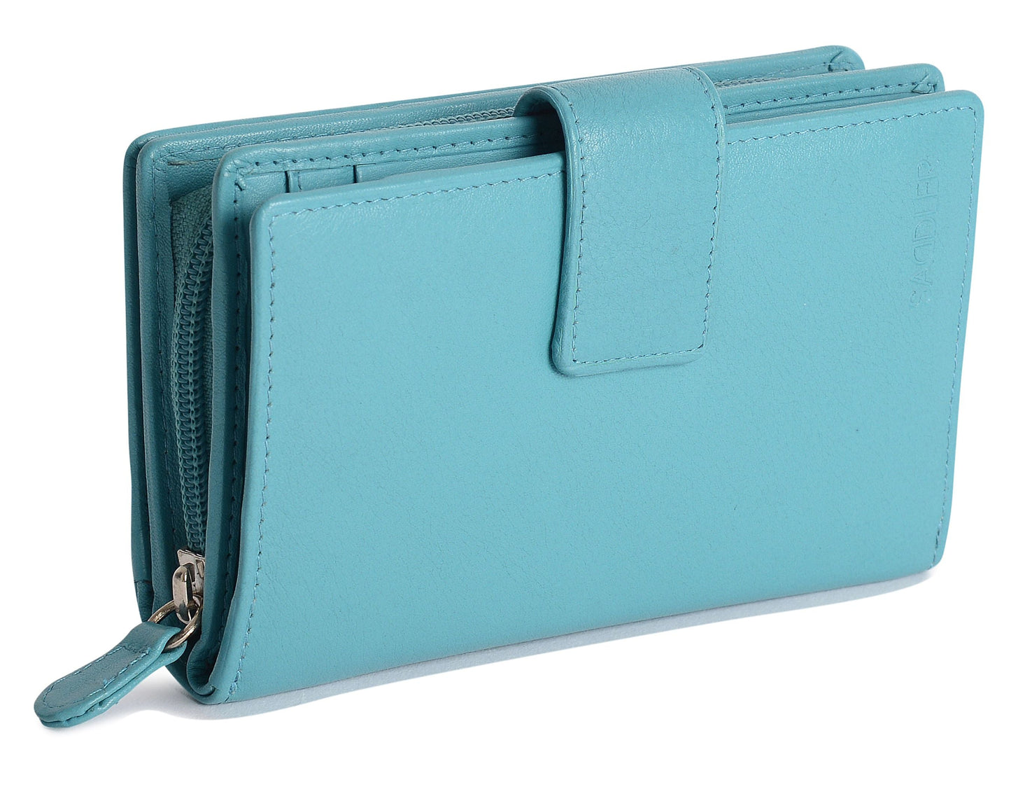 Georgie RFID Leather Double-Sided Purse