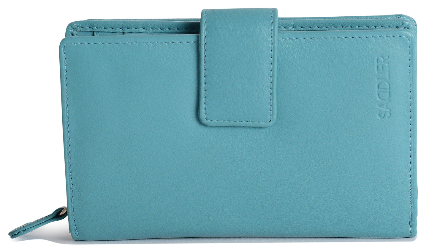 Georgie RFID Leather Double-Sided Purse