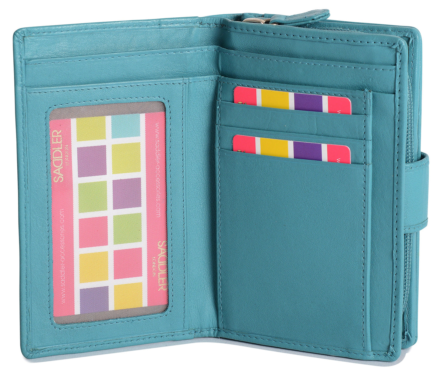 Georgie RFID Leather Double-Sided Purse