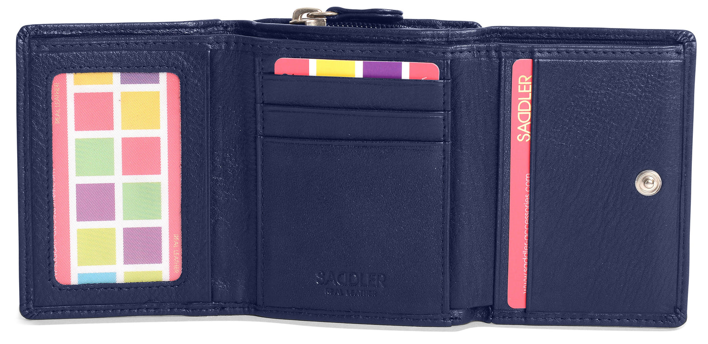 Carla RFID Leather Trifold Purse