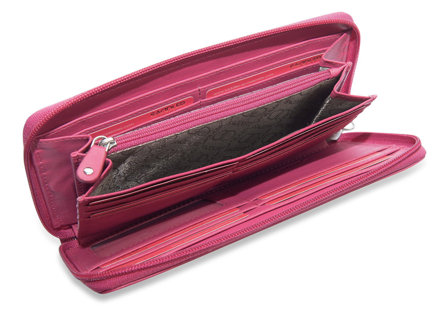 Sophia RFID Leather Zip Around Purse