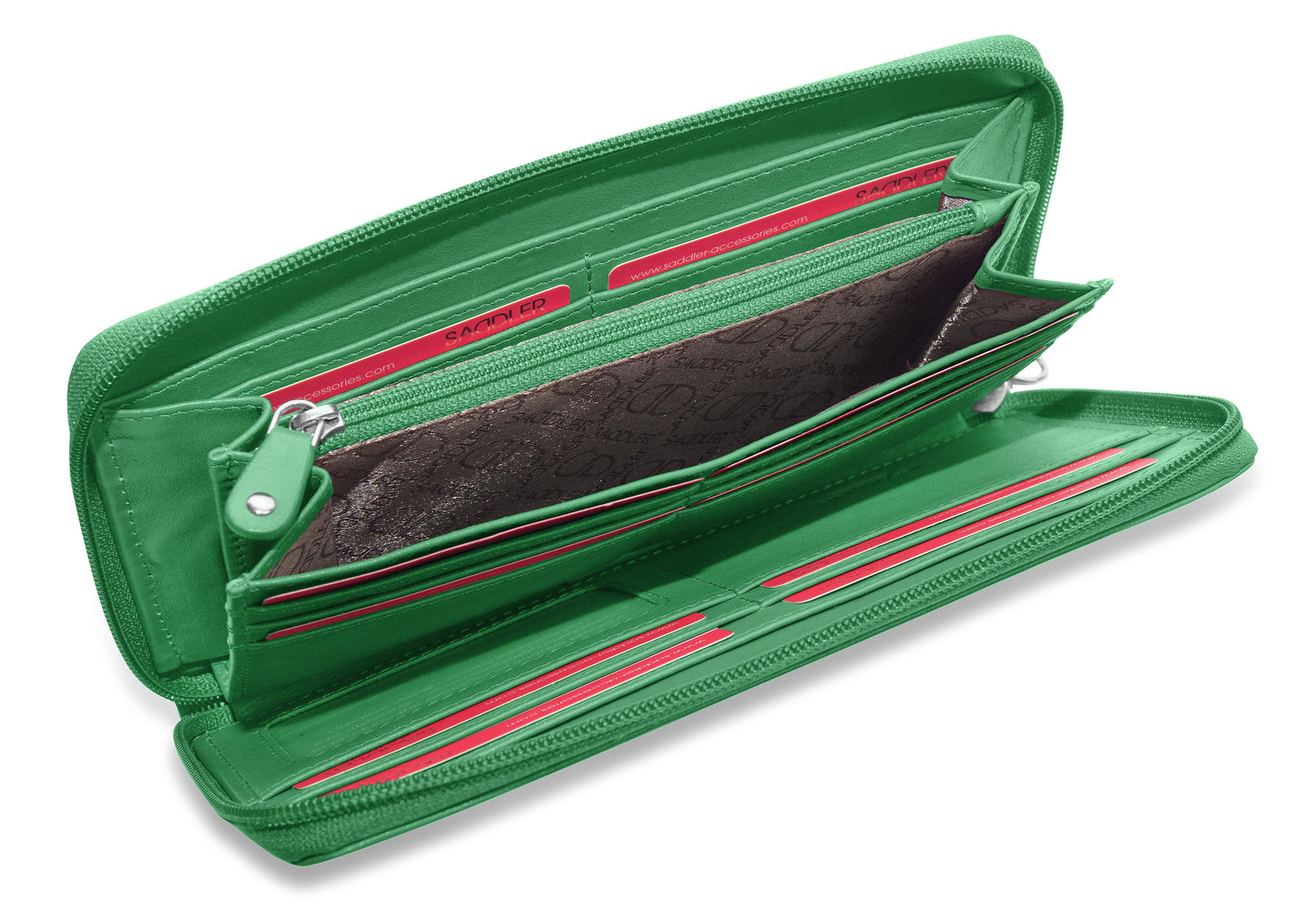 Sophia RFID Leather Zip Around Purse
