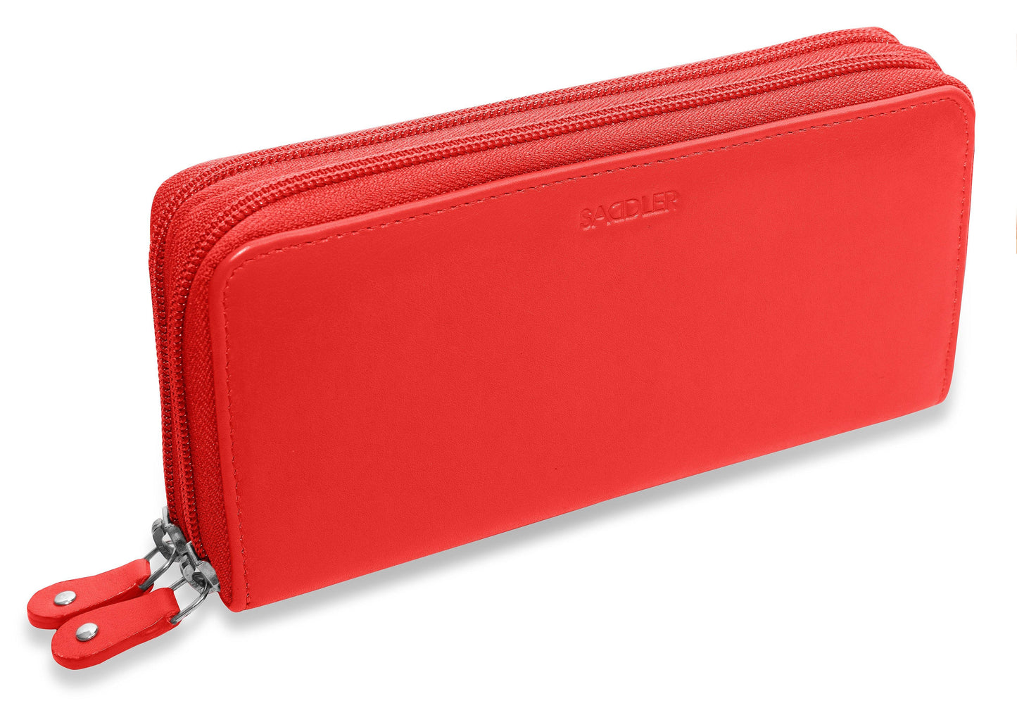 Gabriella RFID Leather Double Zip Around Purse