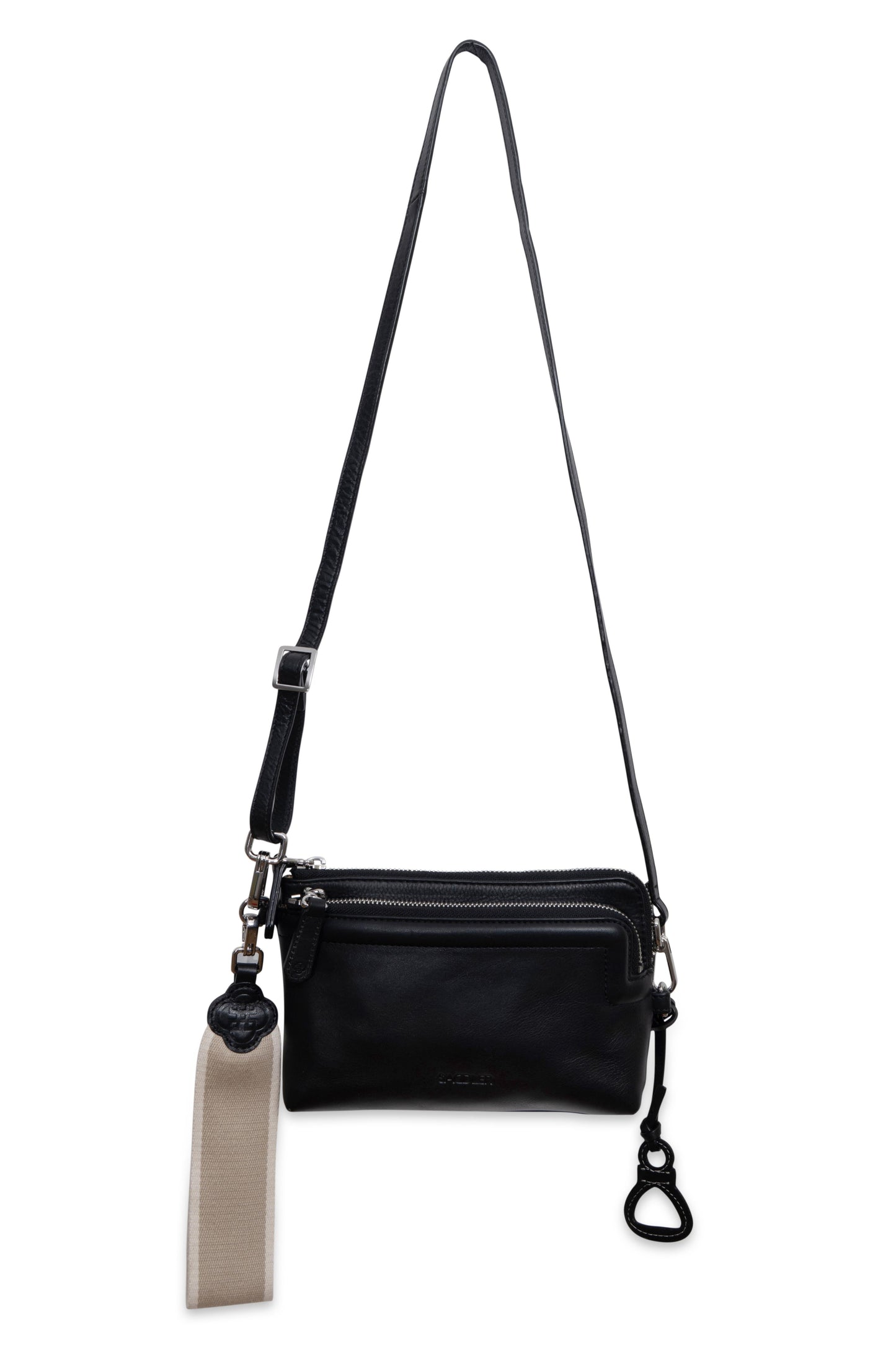 Heather Leather Clutch & Crossbody Bag