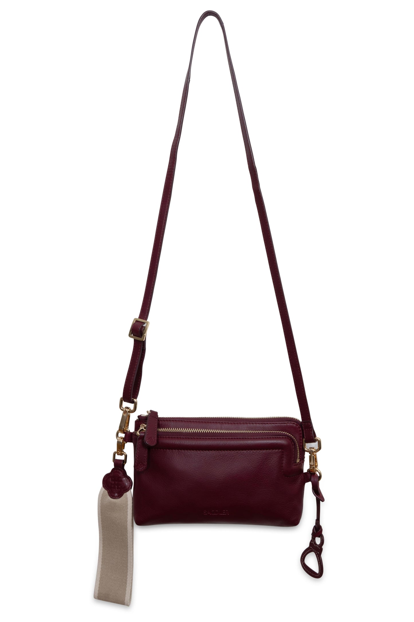 Heather Leather Clutch & Crossbody Bag