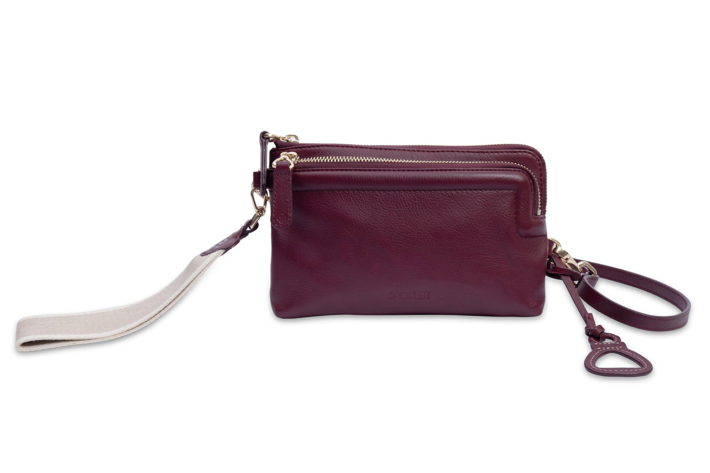 Heather Leather Clutch & Crossbody Bag