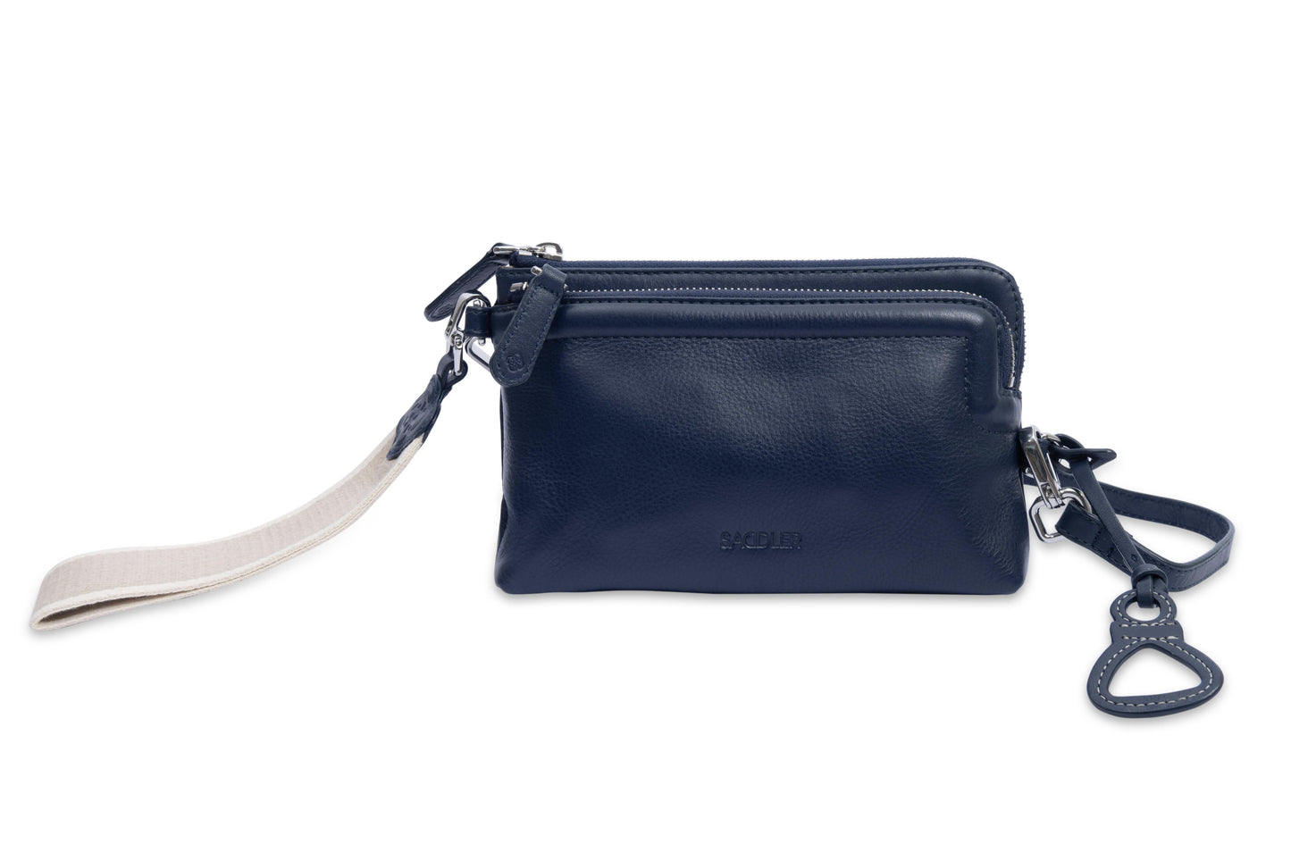 Heather Leather Clutch & Crossbody Bag