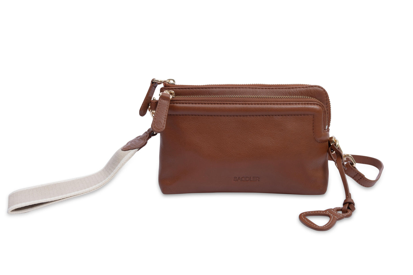 Heather Leather Clutch & Crossbody Bag