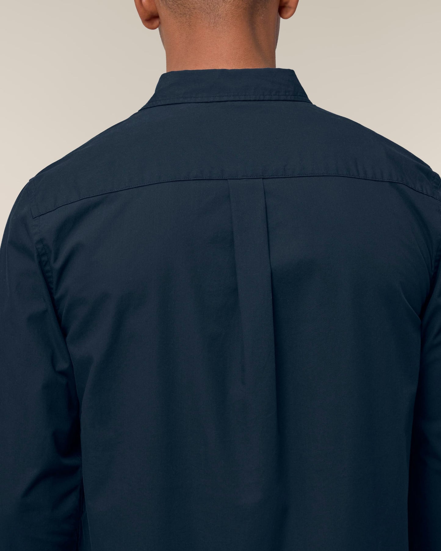 Organic Poplin Long Sleeve Shirt - Mens