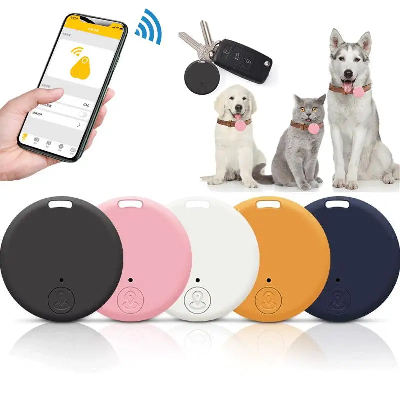Mini porte-clés avec alarme et localisateur GPS - Étiquette intelligente pour animaux et clés