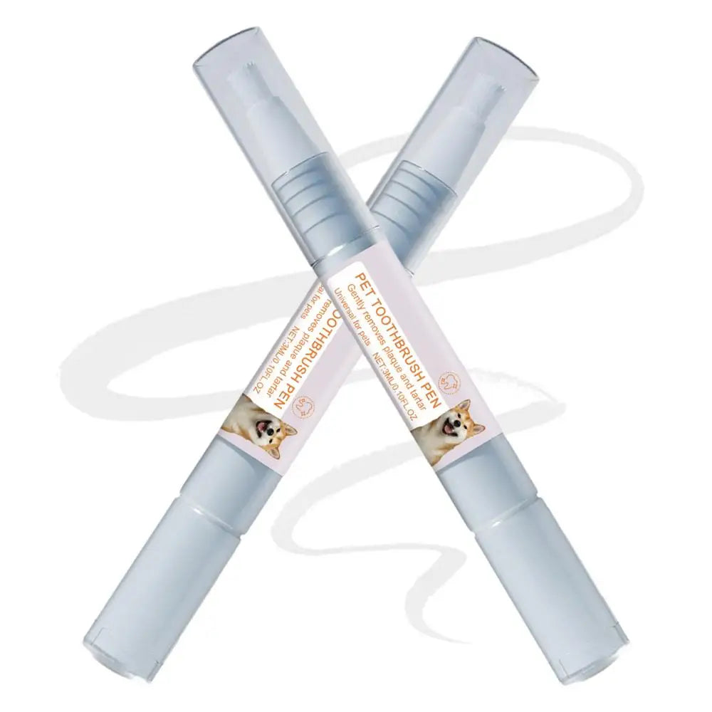 Pet Teeth Cleaning Pen - Fresh Breath & Tooth Whitening for Dogs & Cats - Bascora
