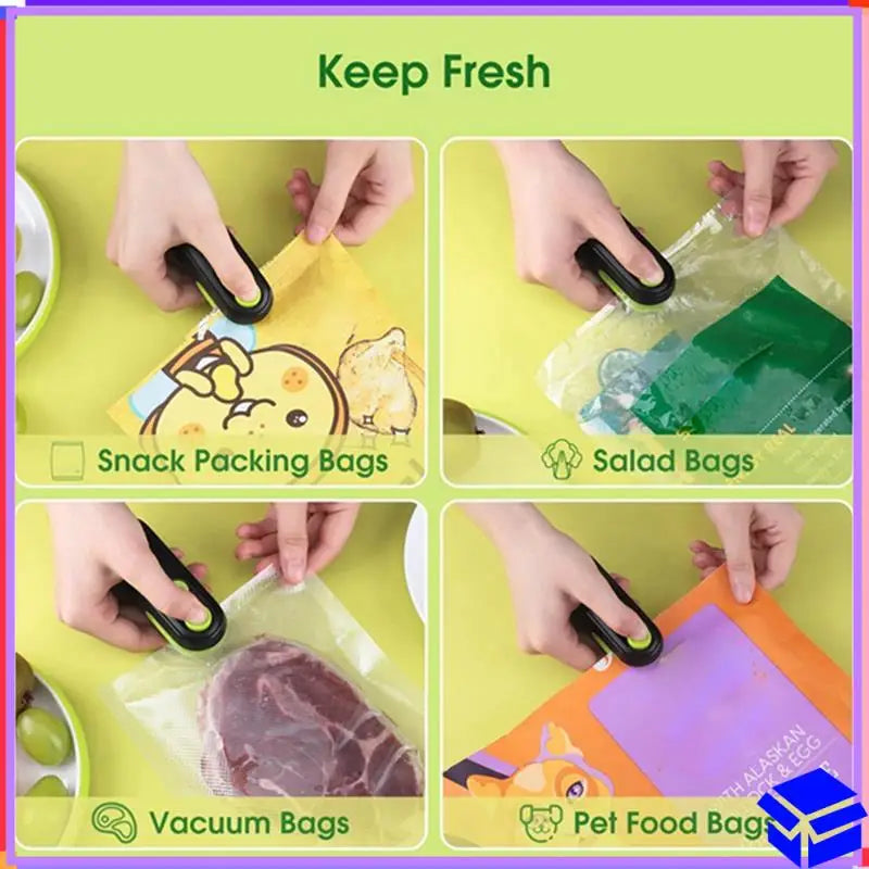 Reliable Mini Bag Sealer - Rechargeable Vacuum Sealing Machine