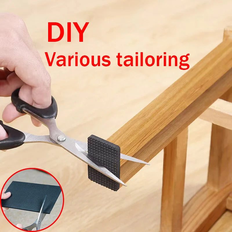 Rubber Chair Leg Pads - Anti-Slip Furniture Floor Protectors