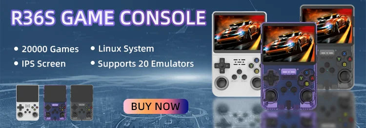 Large Screen Retro Handheld Game Console - Portable Gaming Device