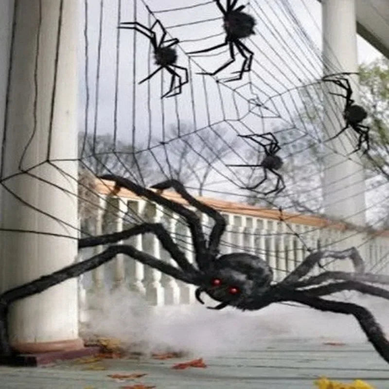 Halloween Giant Black Spider - Haunted House Decoration