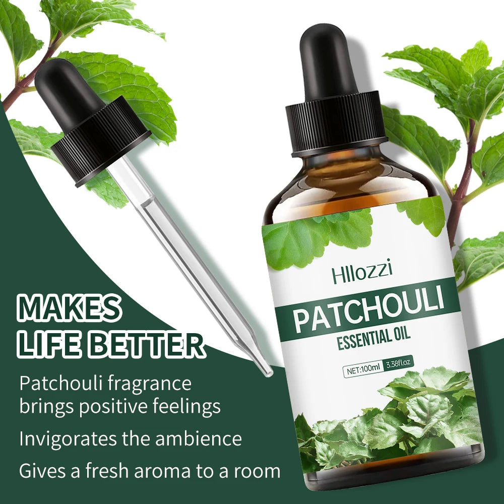 Patchouli Essential Oil - Moisturizing Diffuser & Massage Oil