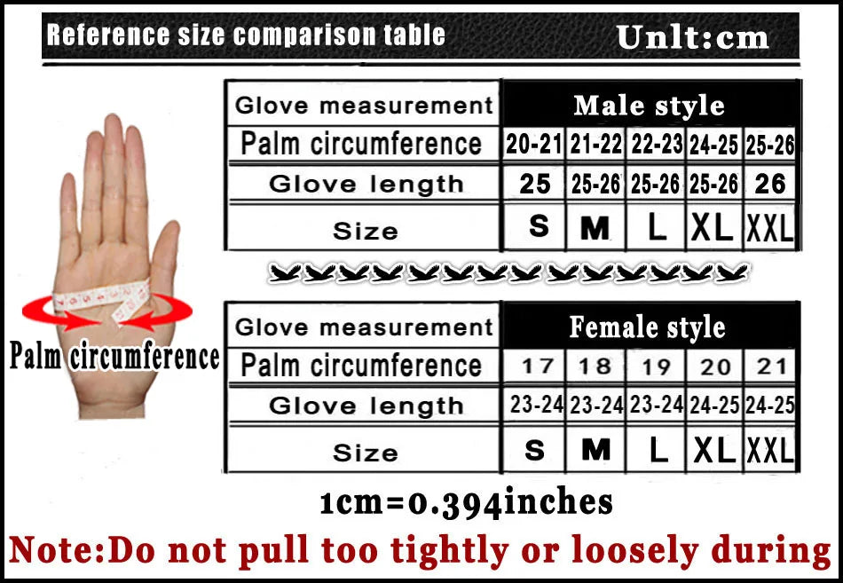 Guantes de piel auténtica de ciervo con textura - Unisex con forro de lana