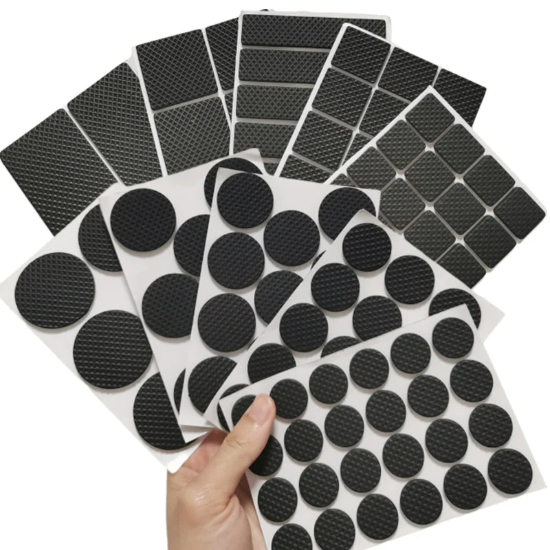 Rubber Chair Leg Pads - Anti-Slip Furniture Floor Protectors