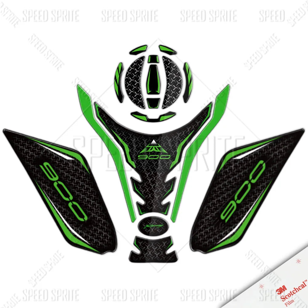 Motorcycle Fuel Tank Sticker - 3D Oil Gas Cap Cover Protector