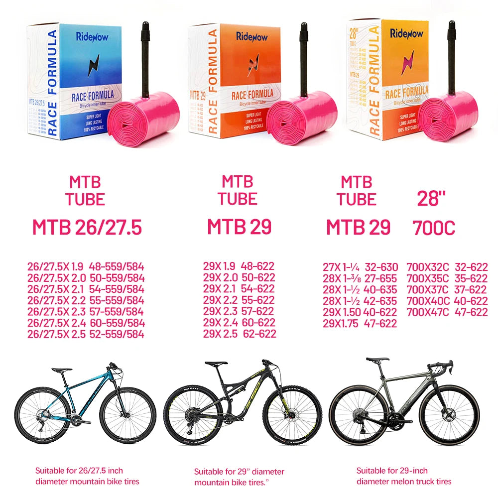 TPU Ultralight Inner Tube - Road MTB E-Bike Folding Bicycle