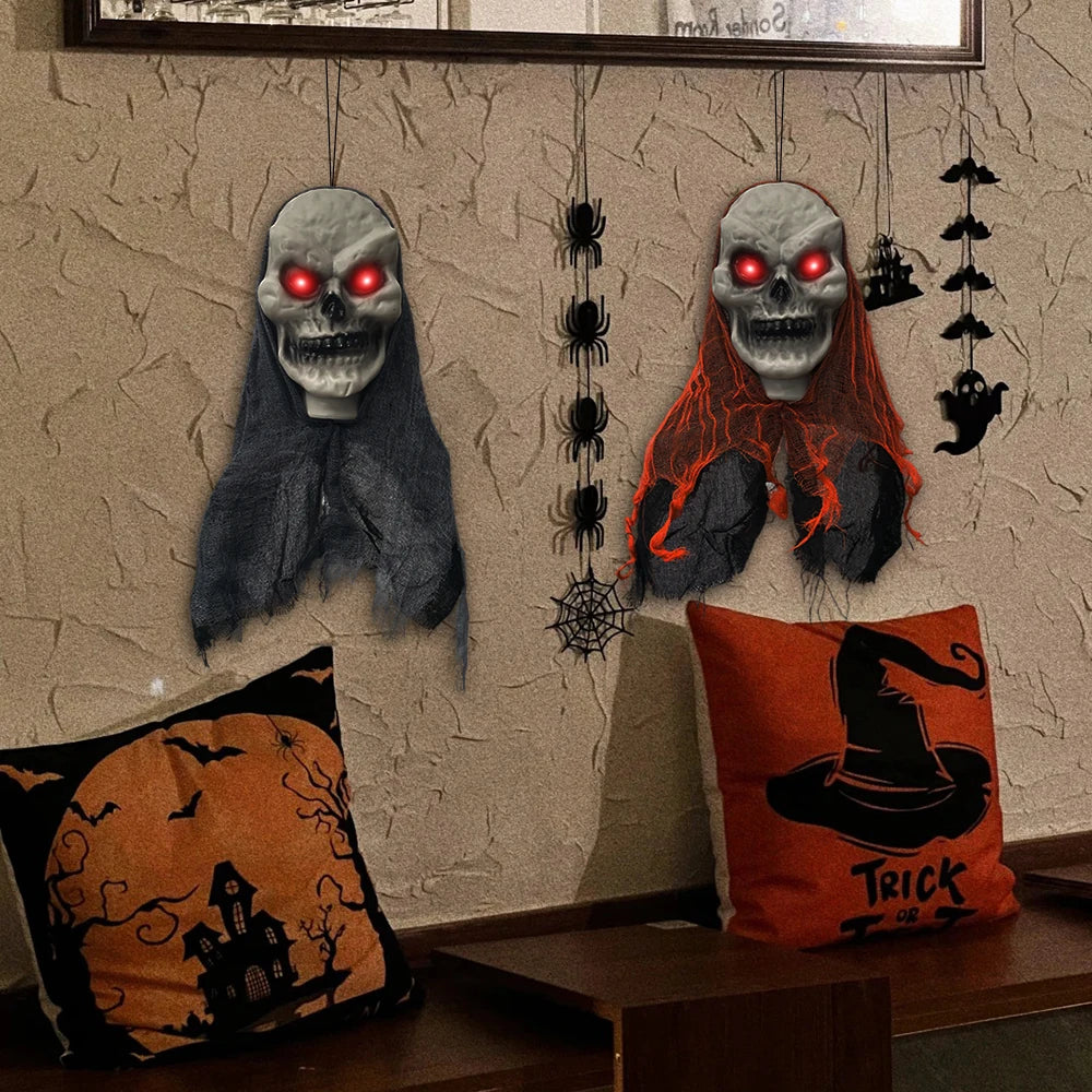Halloween Hanging Skull Skeleton - Ghost Ornament Horror Props
