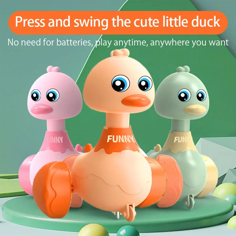 Baby Swing Duck Toy - Press Vehicles Pull-Back Animal Cars