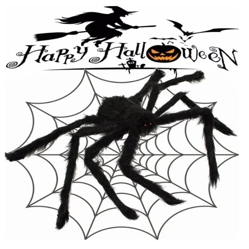Halloween Giant Black Spider - Haunted House Decoration