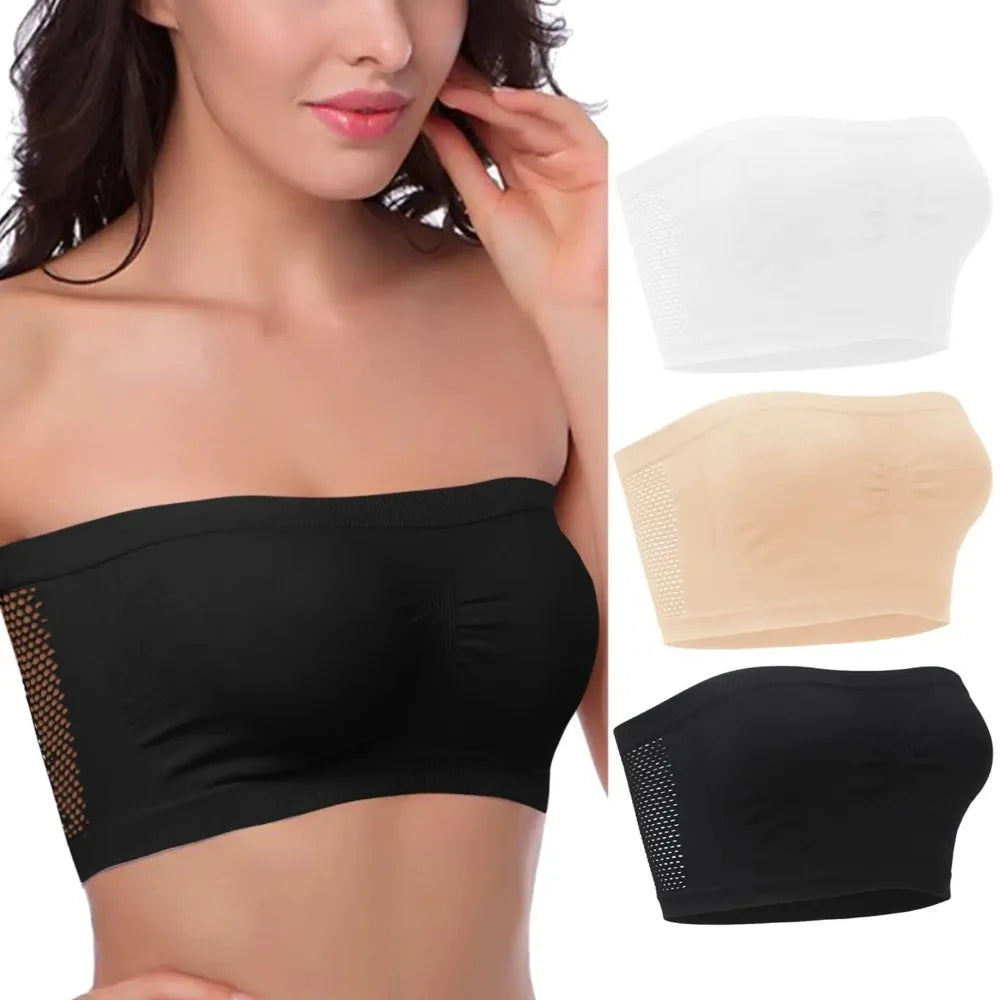 Breathable Mesh Tube Bra for Women - Ultimate Comfort & Style