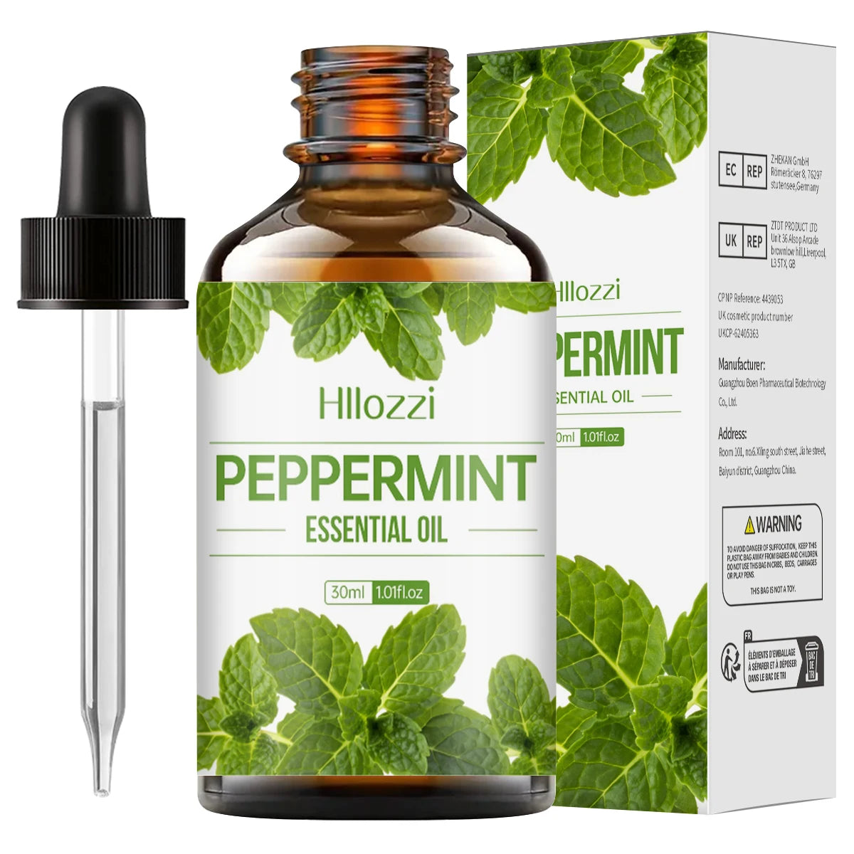 Peppermint Essential Oil - Hydrating Facial & Body Care Oil