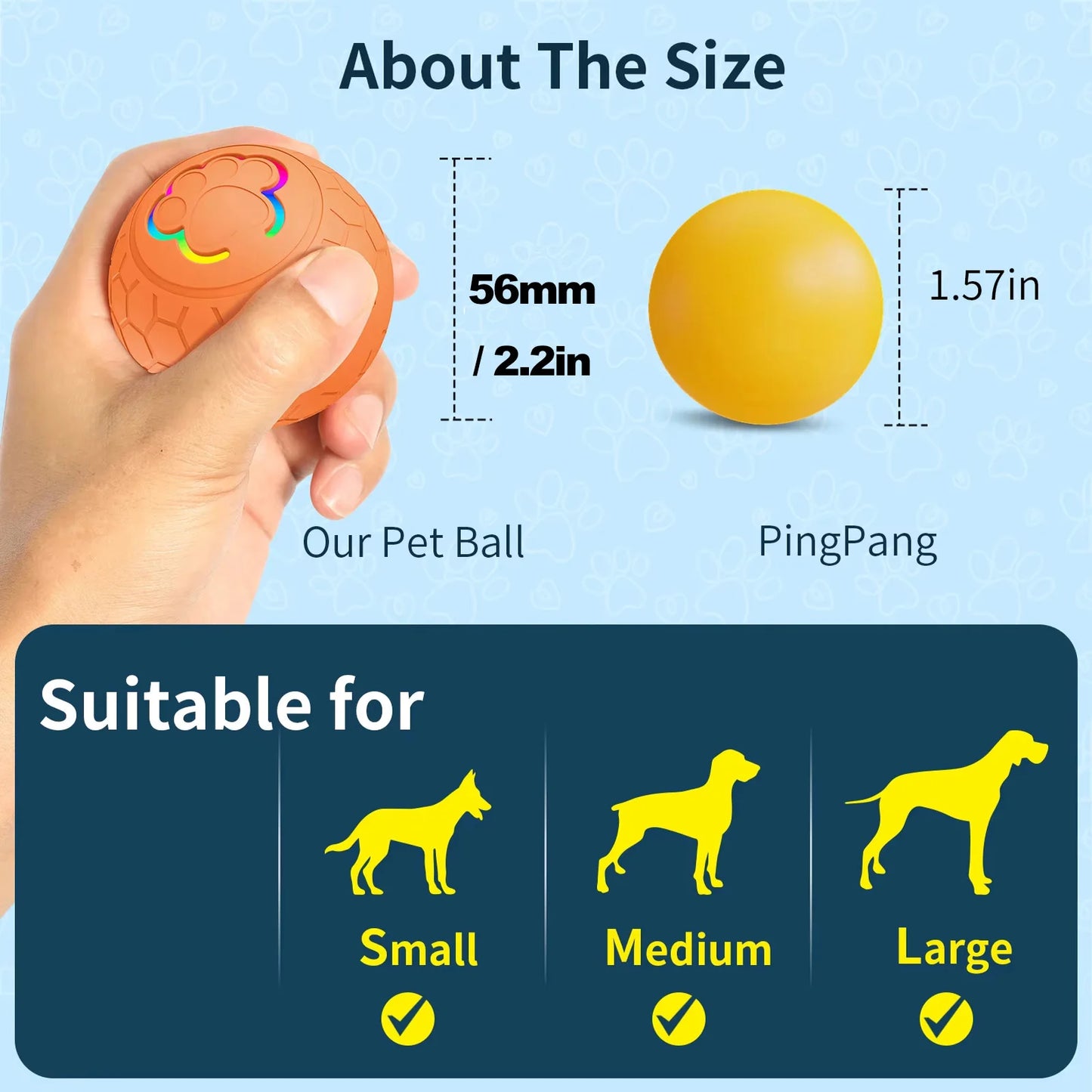 Interactive Pet Toy Ball