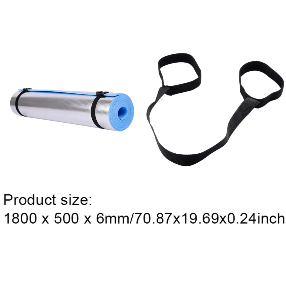 Silver cylindrical object with blue accent and black strap on a white background