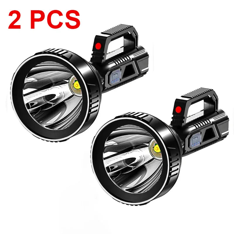 Portable Rechargeable Searchlight - Multi-Purpose Outdoor Lantern