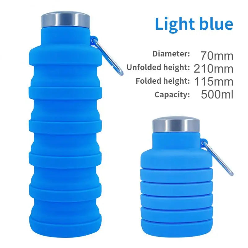 Collapsible Water Bottle - BPA Free Silicone