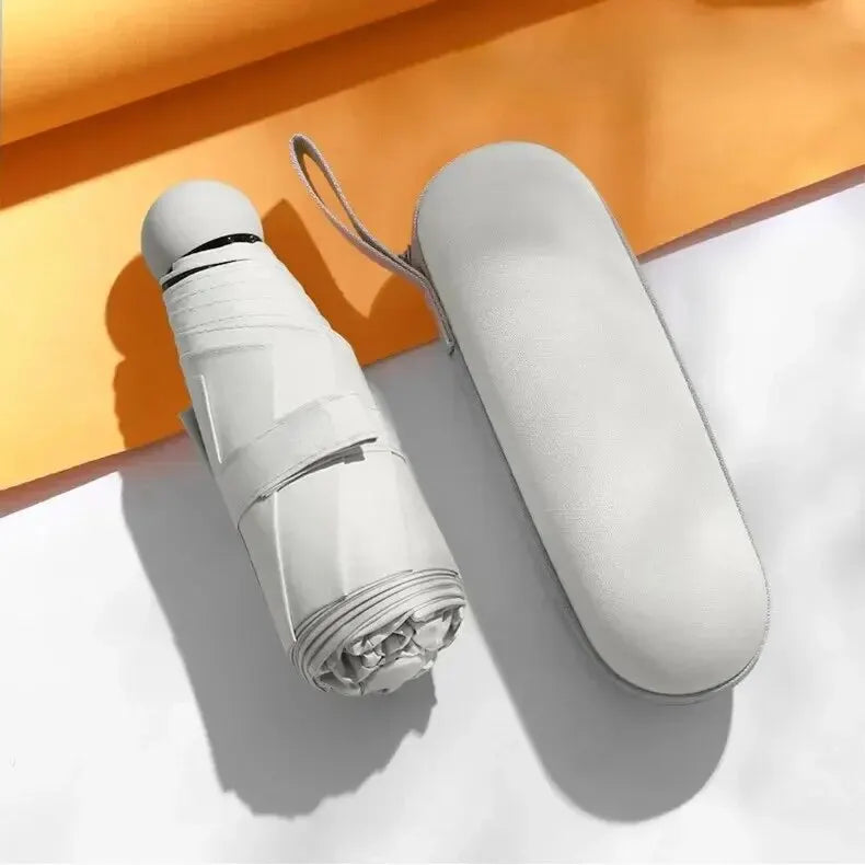 Portable Capsule Umbrella - Mini Foldable Sun & Rain Protection