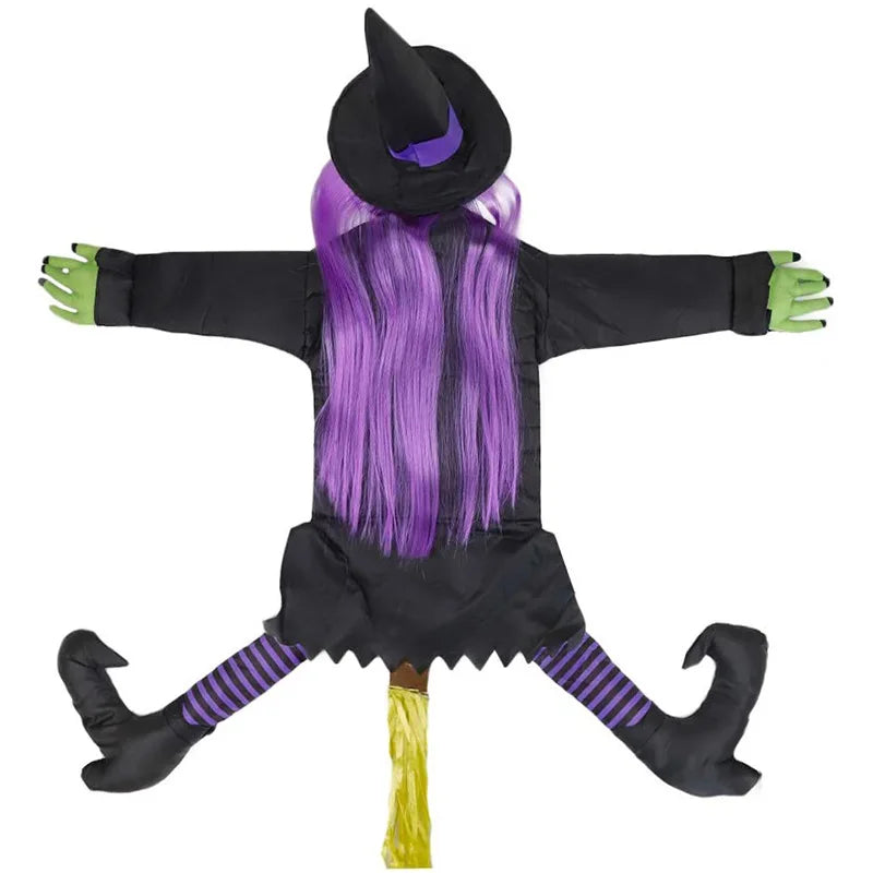 Halloween Hanging Ghost Mask Door Curtain - Haunted House Decor