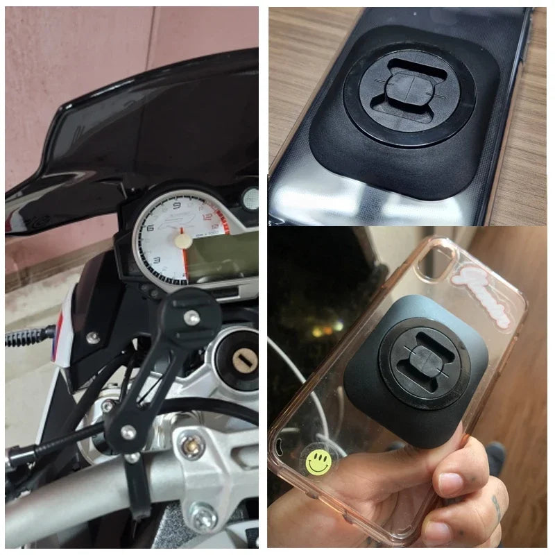 Motorcycle Phone Holder - Quick Mount GPS Stand Bracket