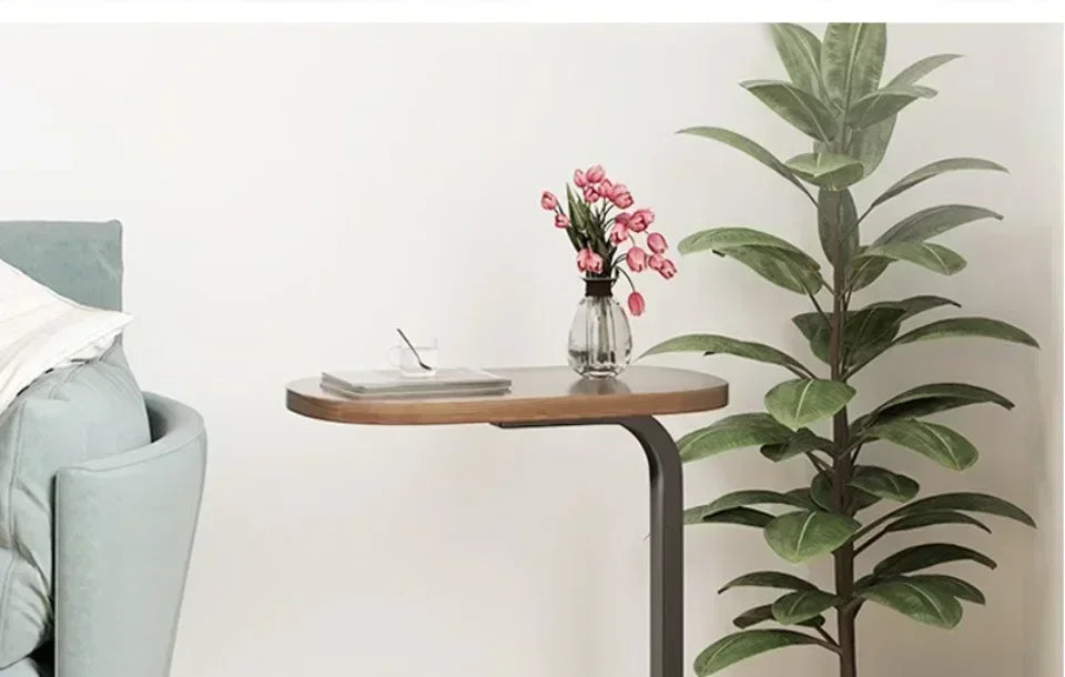 C-Shaped Side Table - Portable Modern Coffee Table