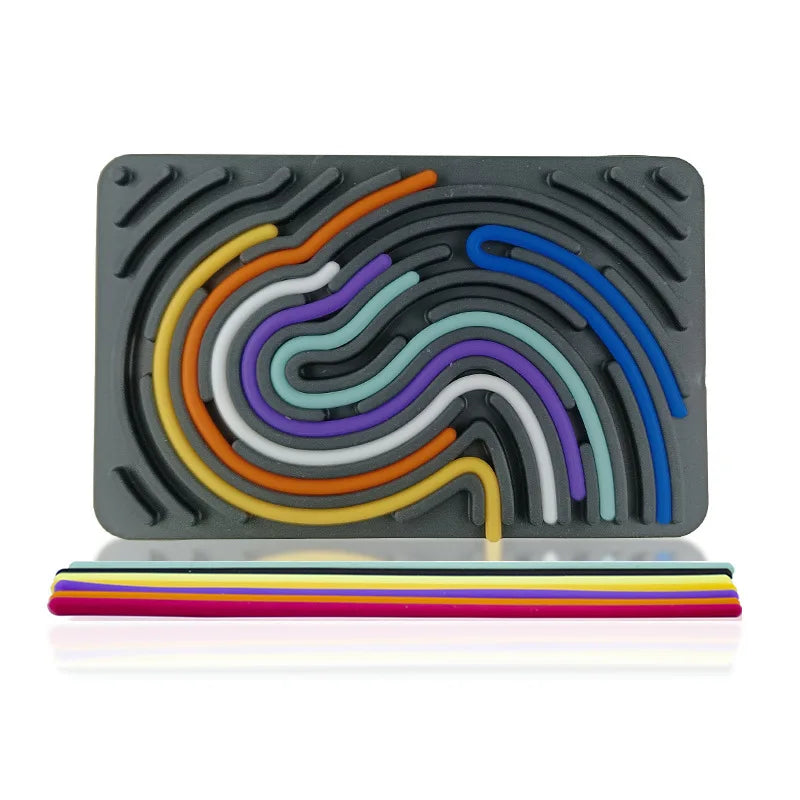 Sensory Activity Board - Stress Relief Toy for Travel