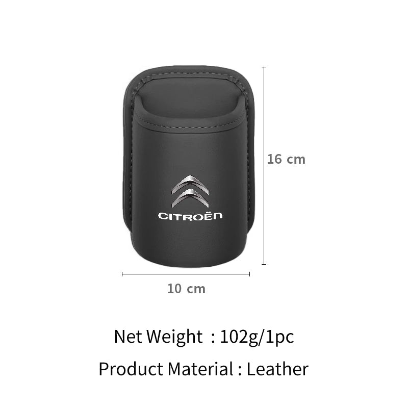 Car Door Water Cup Holder - Premium Leather