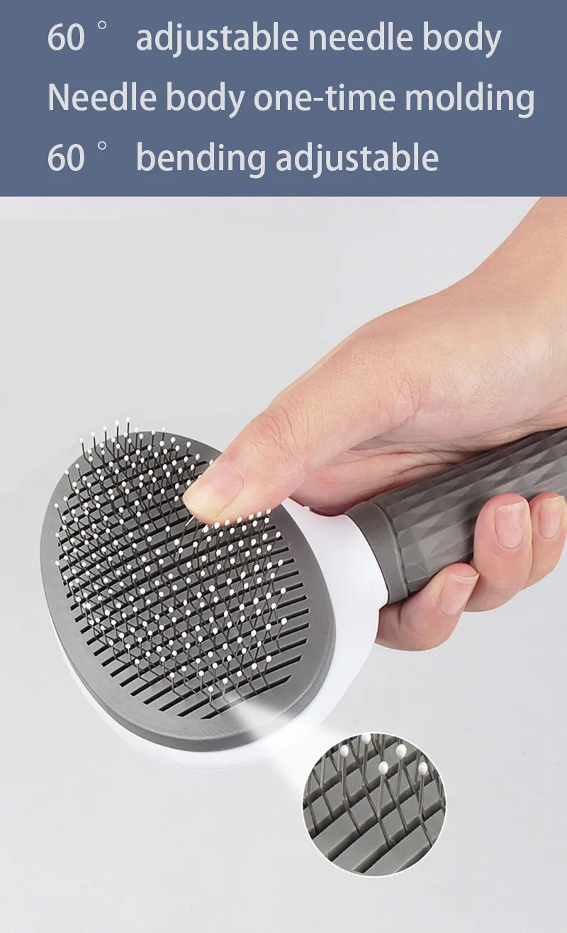 Pet Hair Remover Brush - Universal Grooming Tool for Dogs & Cats - Bascora