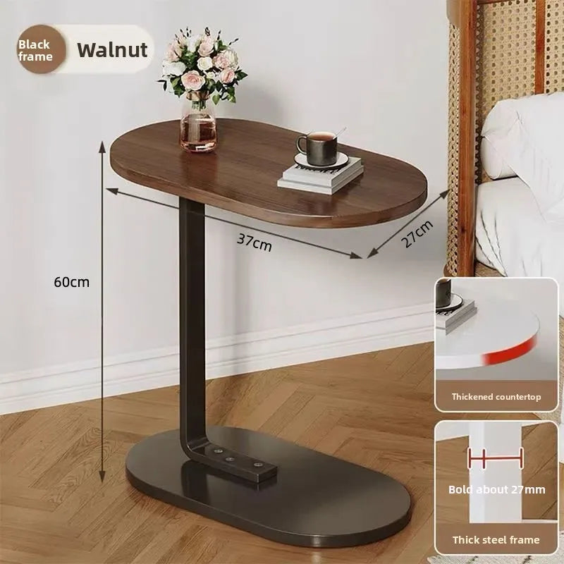 C-Shaped Side Table - Portable Modern Coffee Table