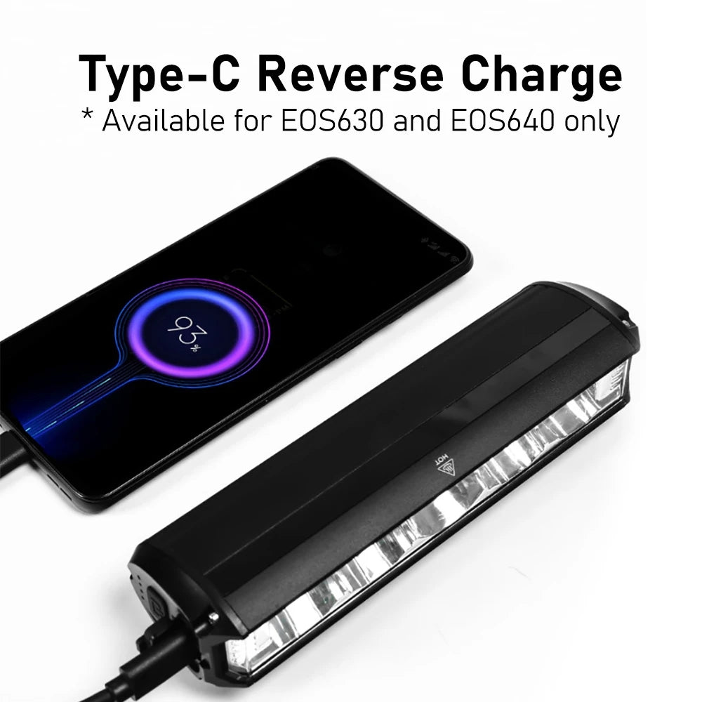Bicycle Light - 8000mAh USB Rechargeable Waterproof Flashlight
