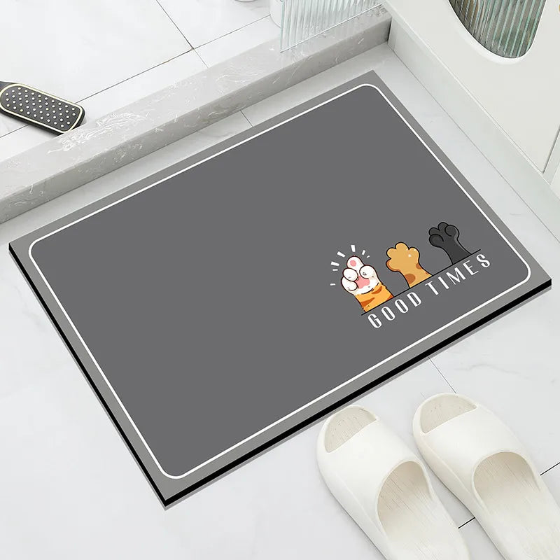 Petit tapis de terre de diatomées Daisy - Lavable à la main et multi-usages