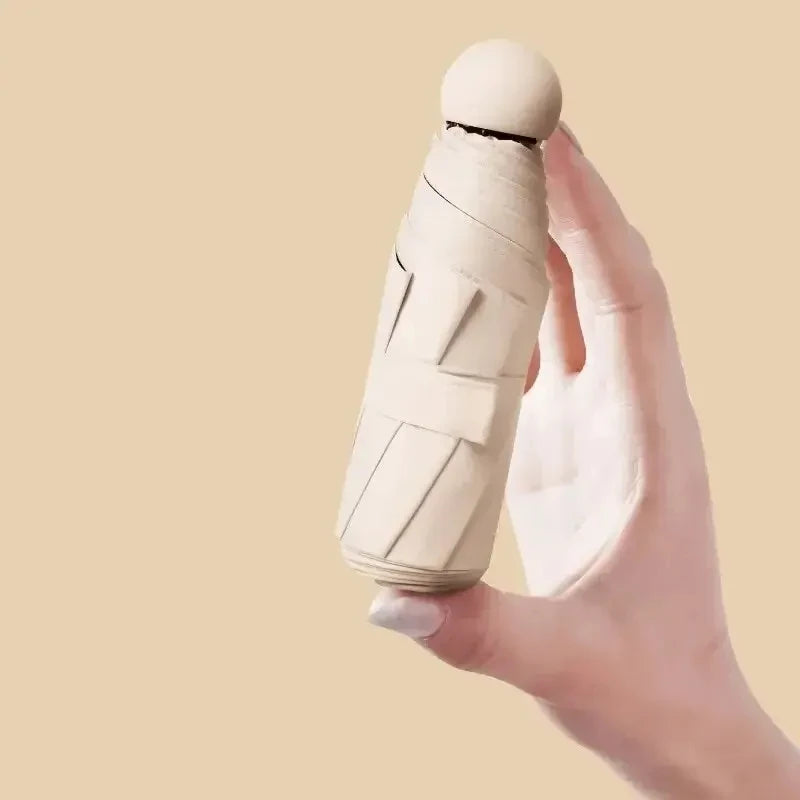 Portable Capsule Umbrella - Mini Foldable Sun & Rain Protection