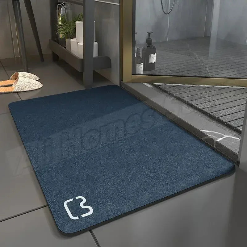 Double-Sided Diatomaceous Earth Bath Mat 40x60cm - Super Absorbent