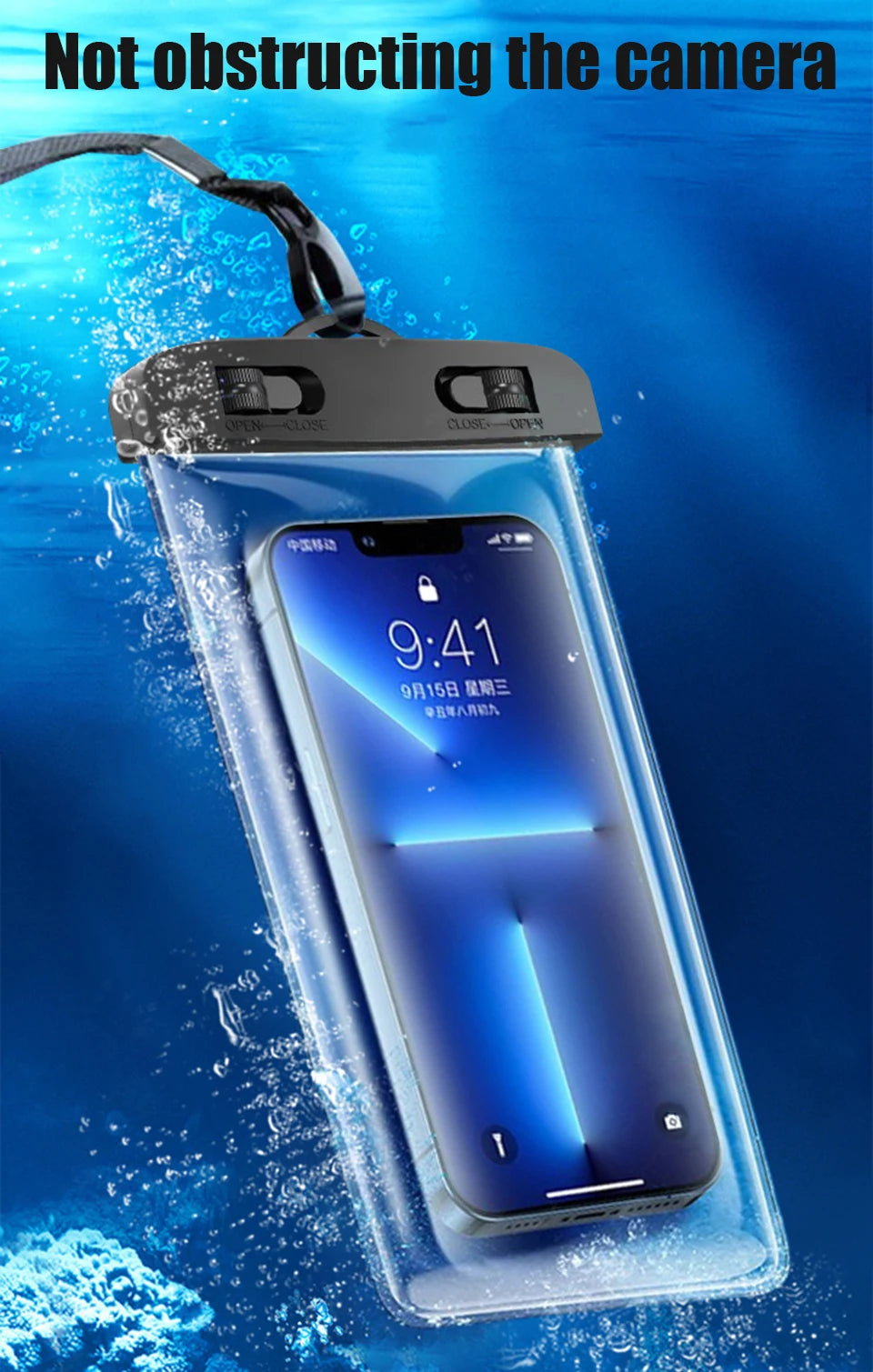 Waterproof Phone Case - Universal Underwater Pouch for Swimming