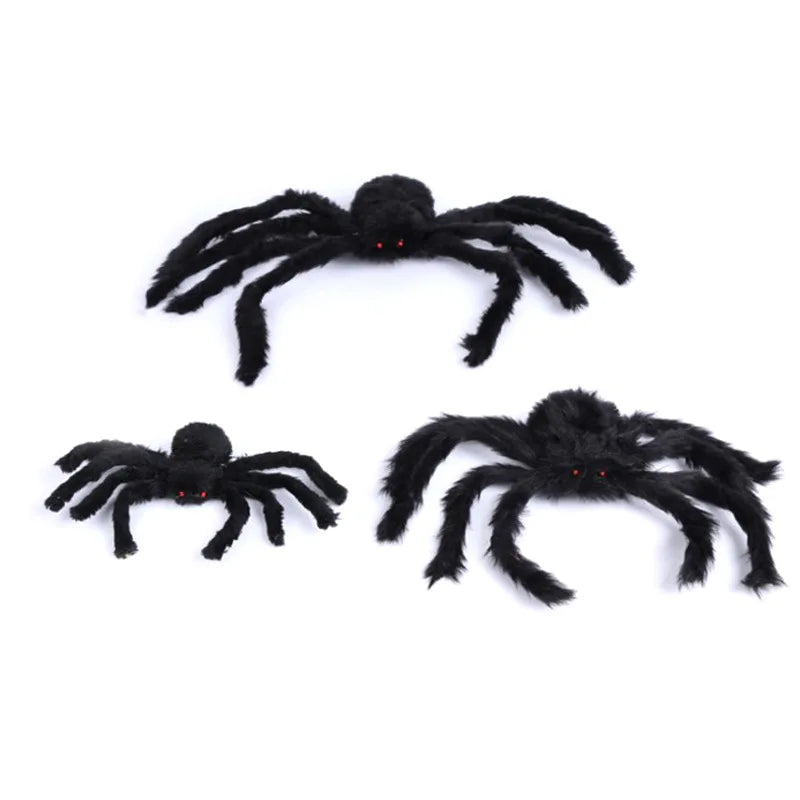 Extra Large Plush Black Spider - Halloween Decoration
