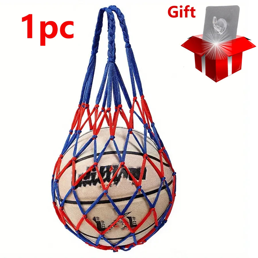 Basketball Net Bag - Durable Nylon Storage for Sports Balls